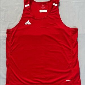 Men’s Adidas Red Running Tank Top Size XXL
